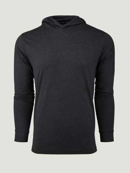 Vintage Black Loma Hooded Long Sleeve