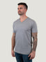 Heather Grey V-Neck