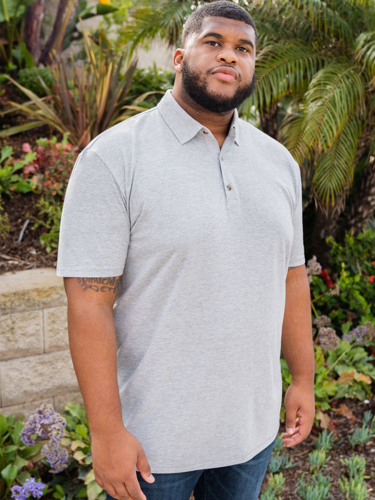 Heather Grey Torrey Polo