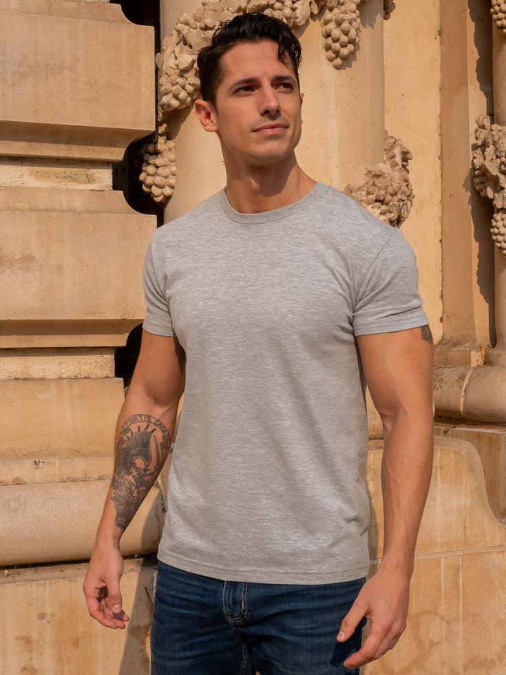 Heather Grey Crew Neck