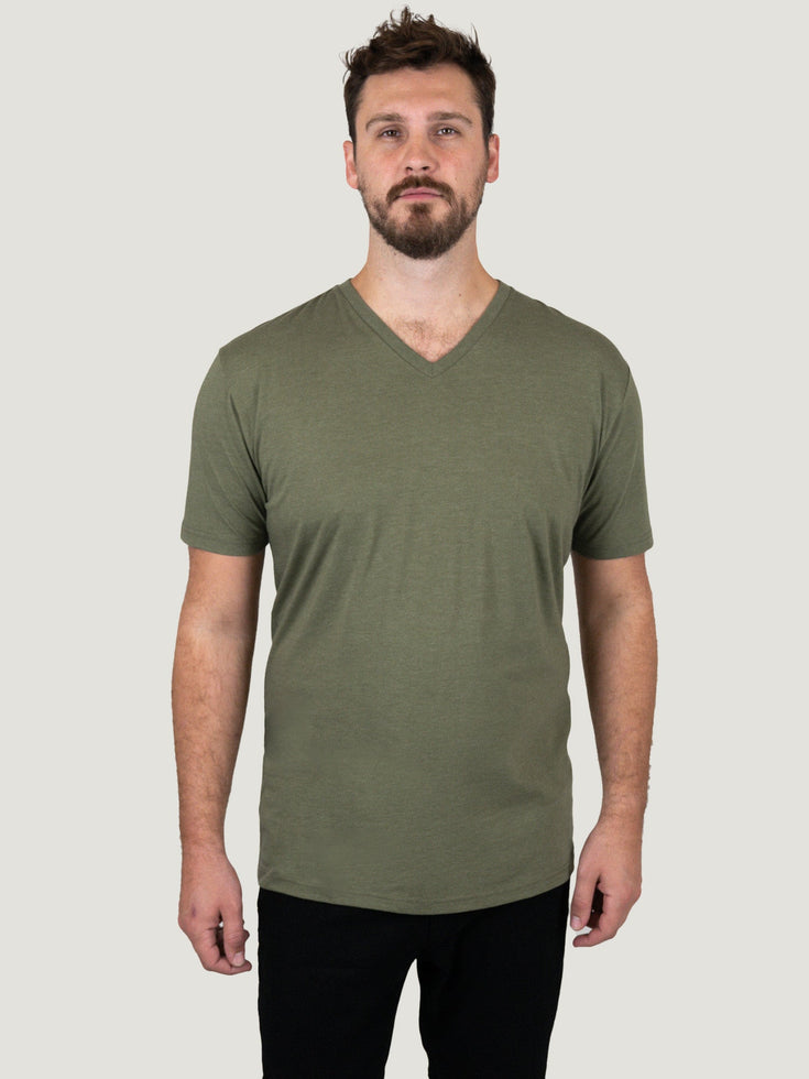 Military Tall V-Neck