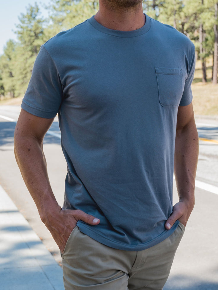 Slate Pocket Tee