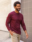 Garnet Long Sleeve Crew Neck