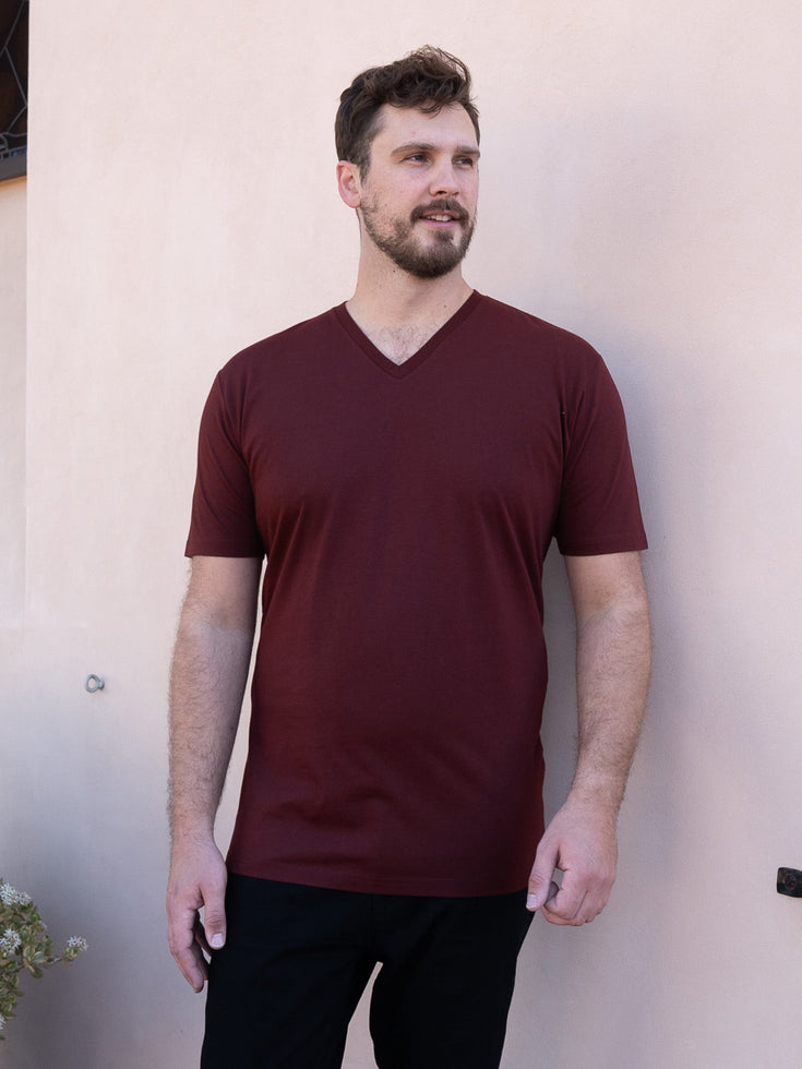 Garnet Tall V-Neck