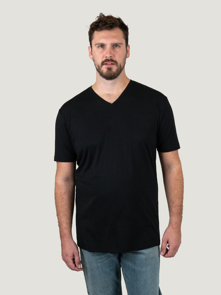 Black Tall V-Neck