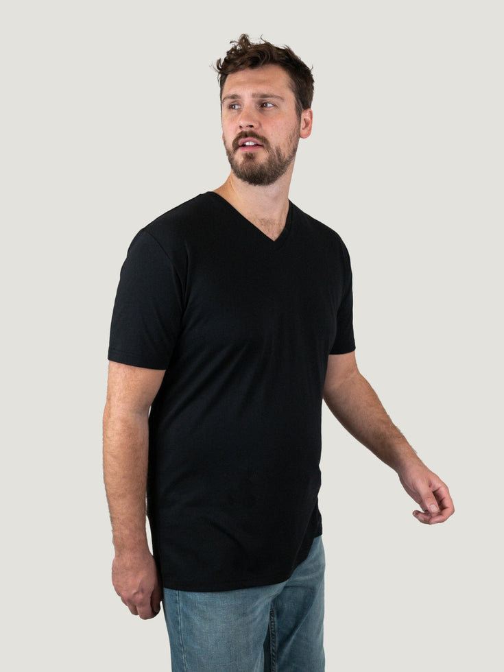 Black Tall V-Neck